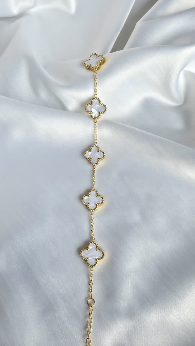 Gold Clover Bracelet