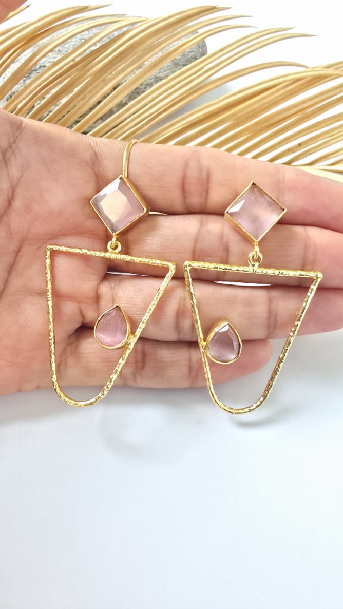 Geometric Drop Earrings