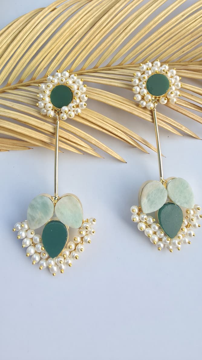 Blushing Bloom Danglers 