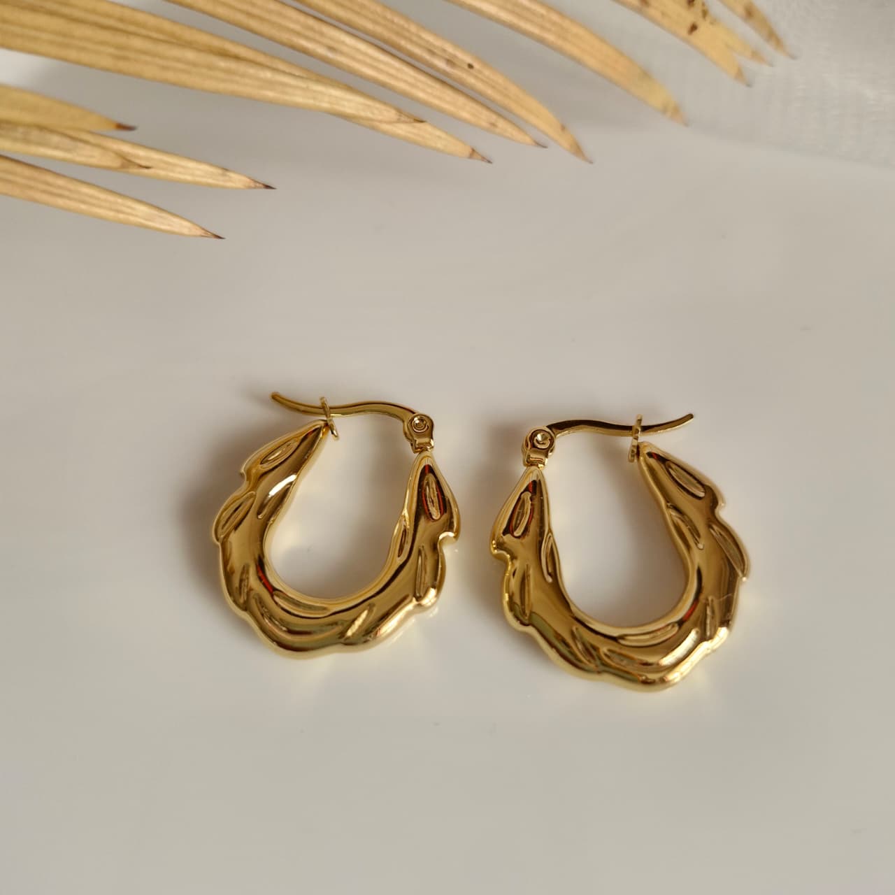 Elegant Golden Hoops