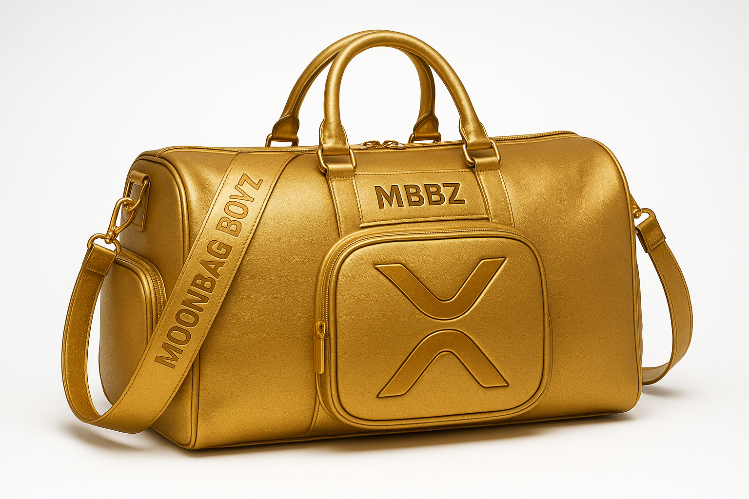 Gold Moonbag Boyz Duffle Bag