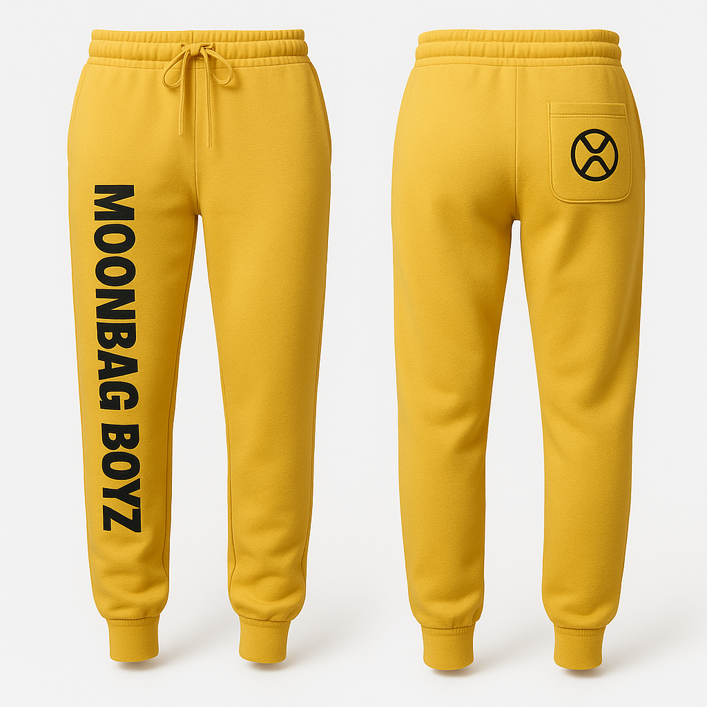 Moonbag Boyz Yellow Joggers