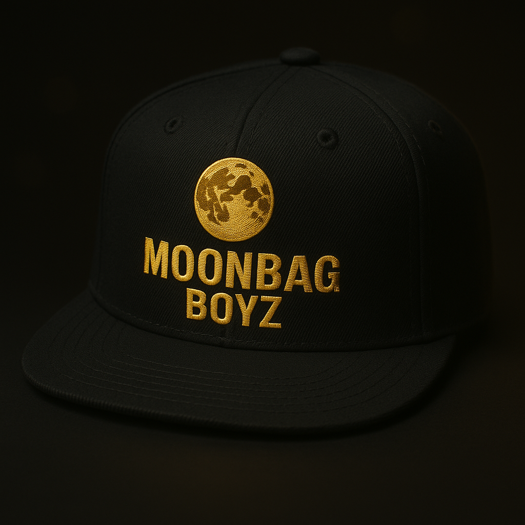 Moonbag Boyz Black Cap