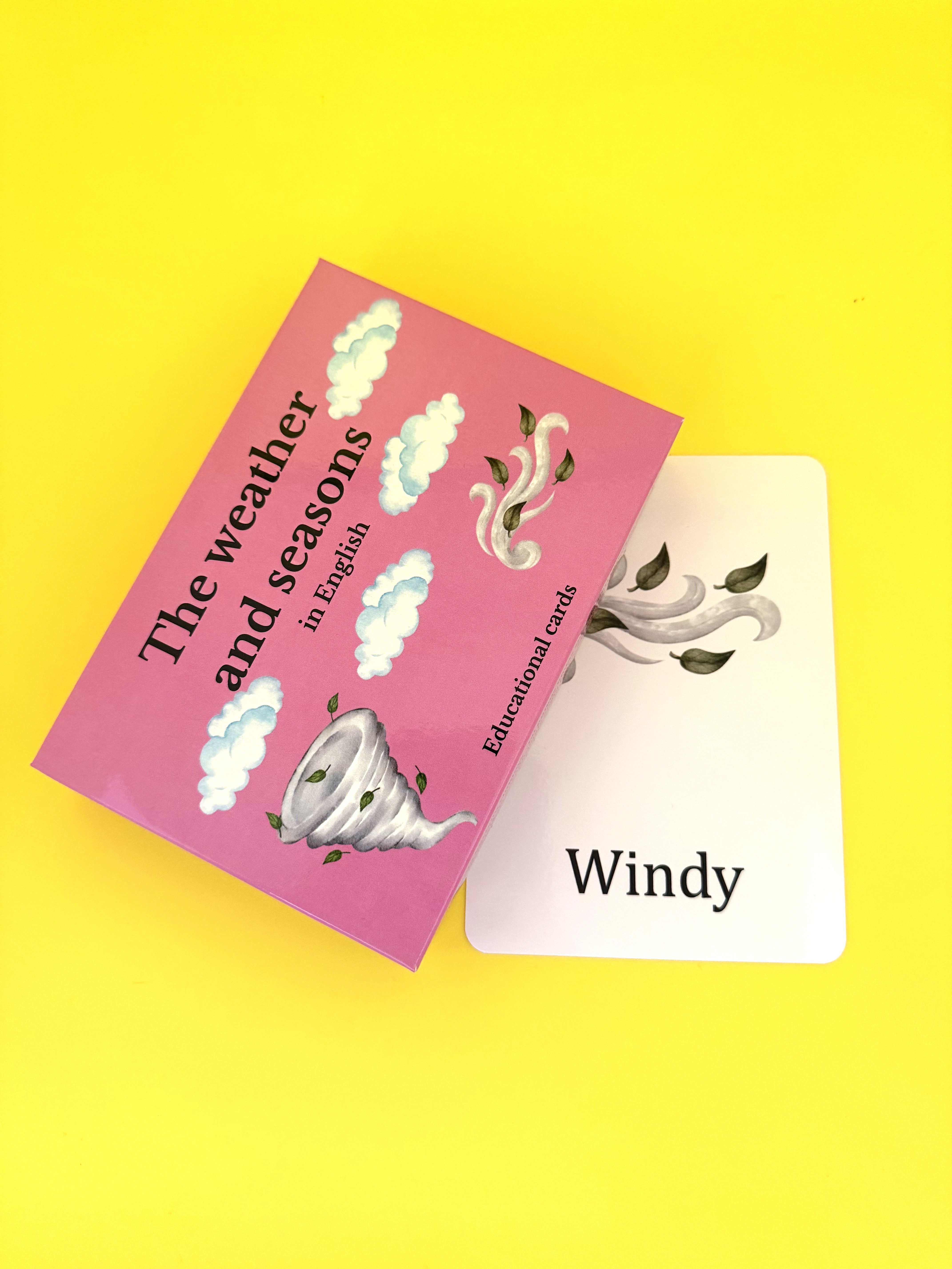 Oro sąlygos ir metų laikai anglų kalba