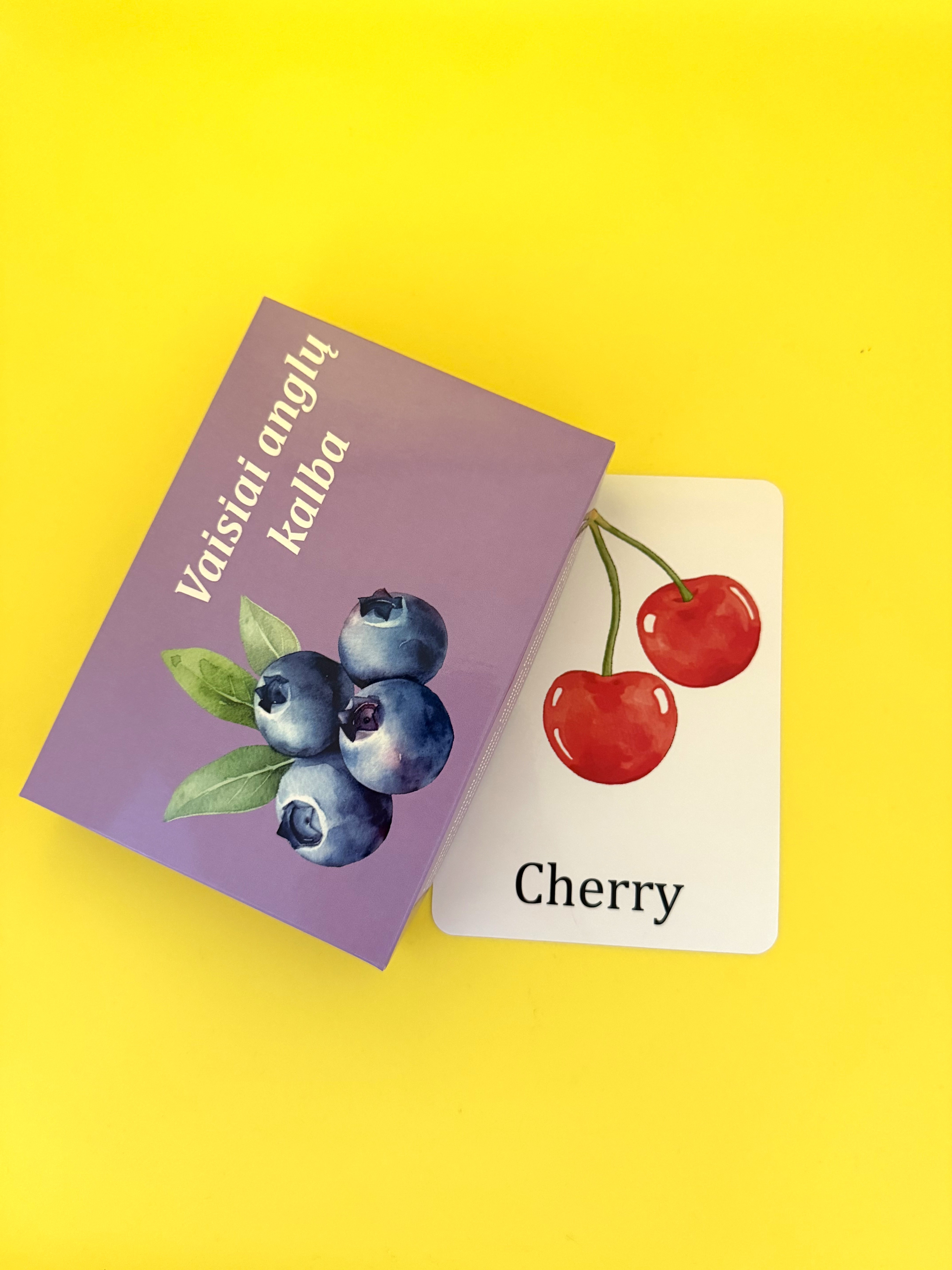 Vaisiai anglų kalba