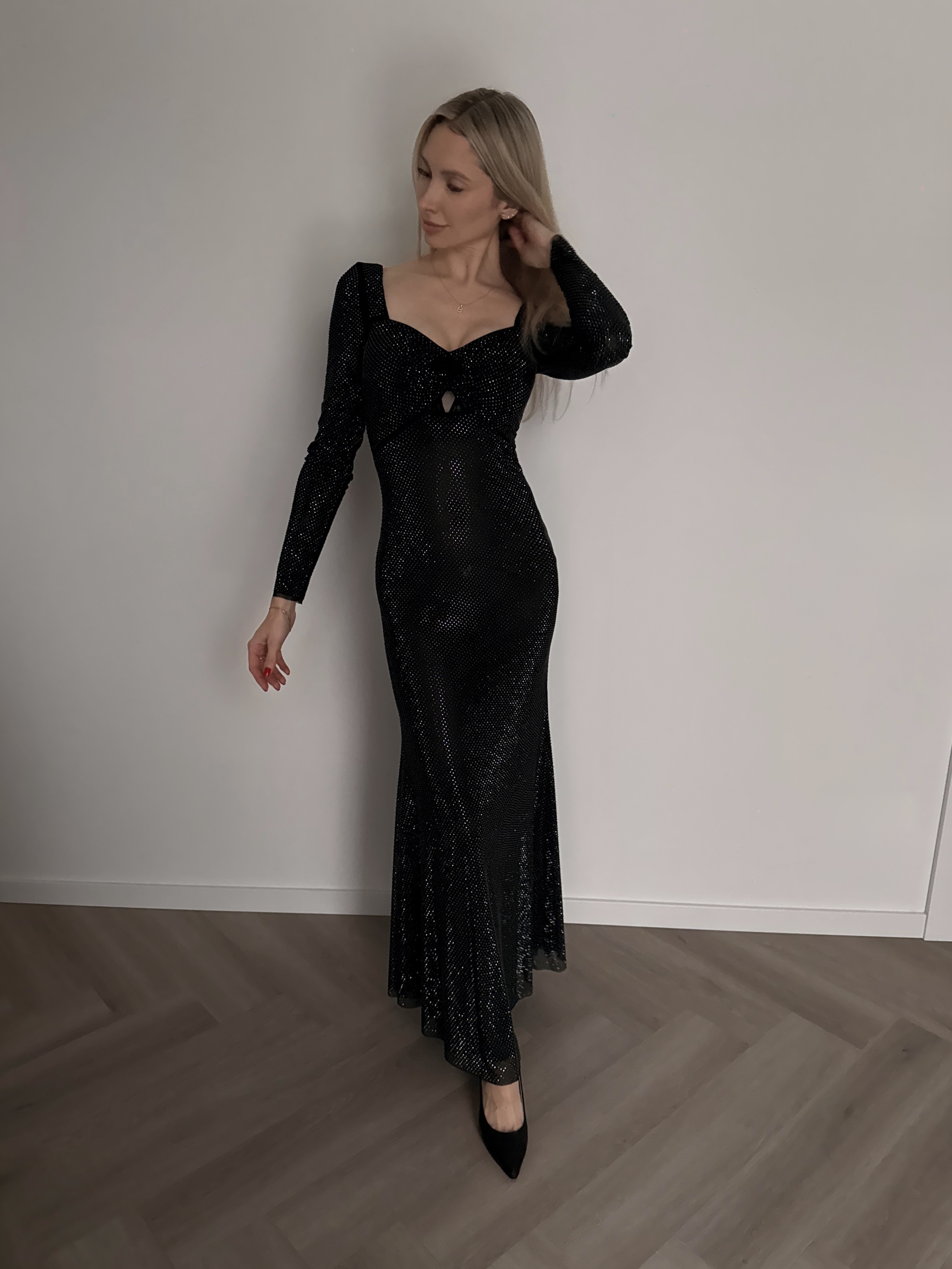 SELF-PORTRAIT BLACK SWAROVSKI