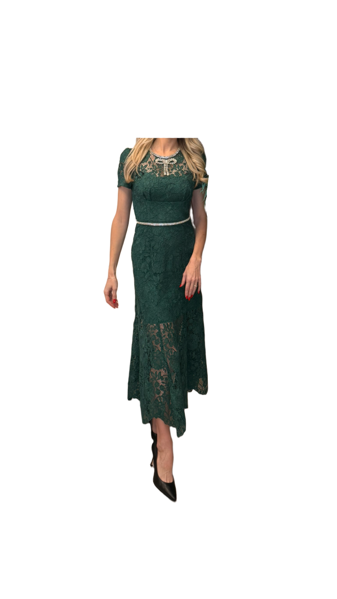 SELF-PORTRAIT DEEP GREEN CRYSTAL