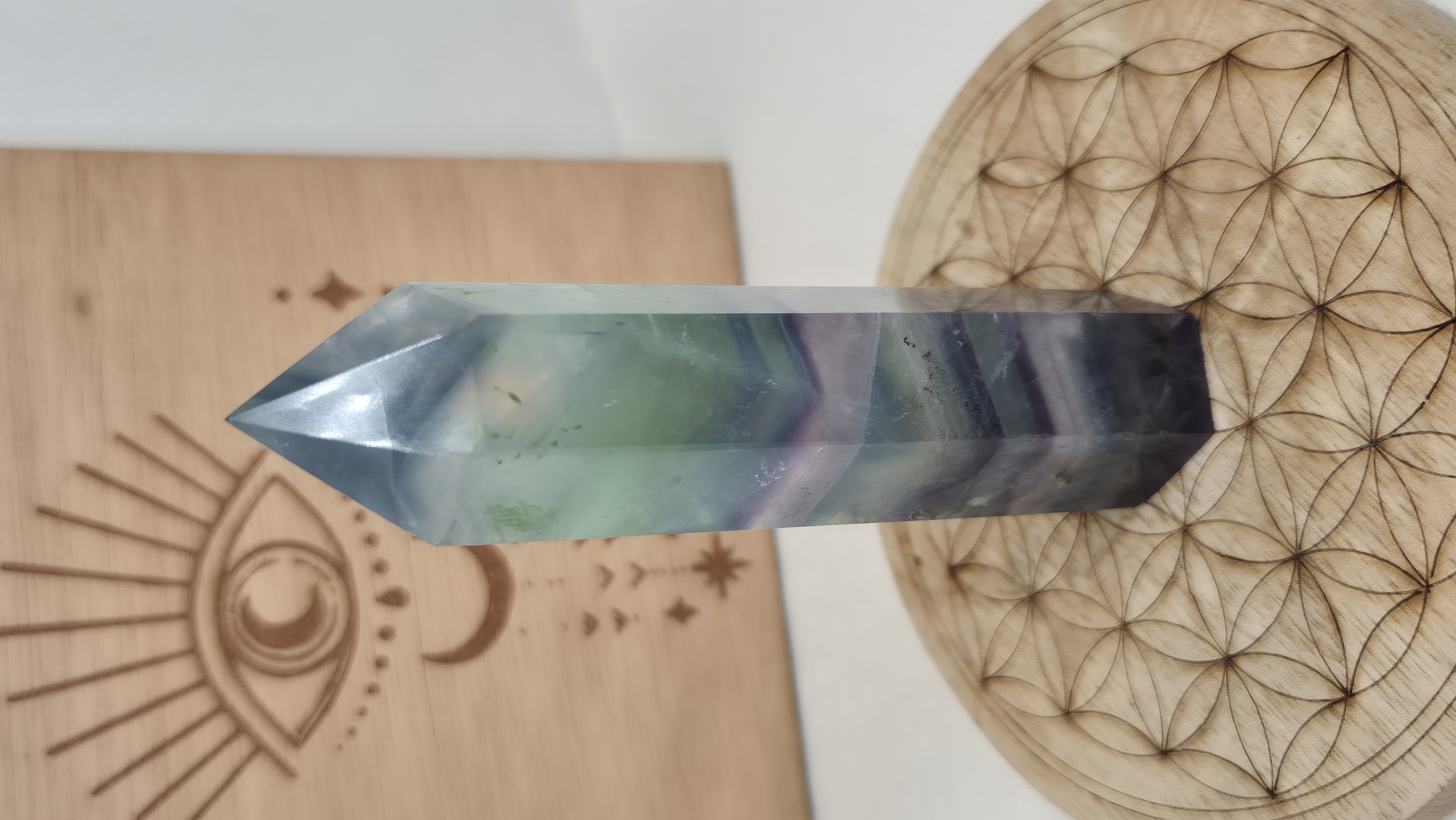 Pointe en Fluorite