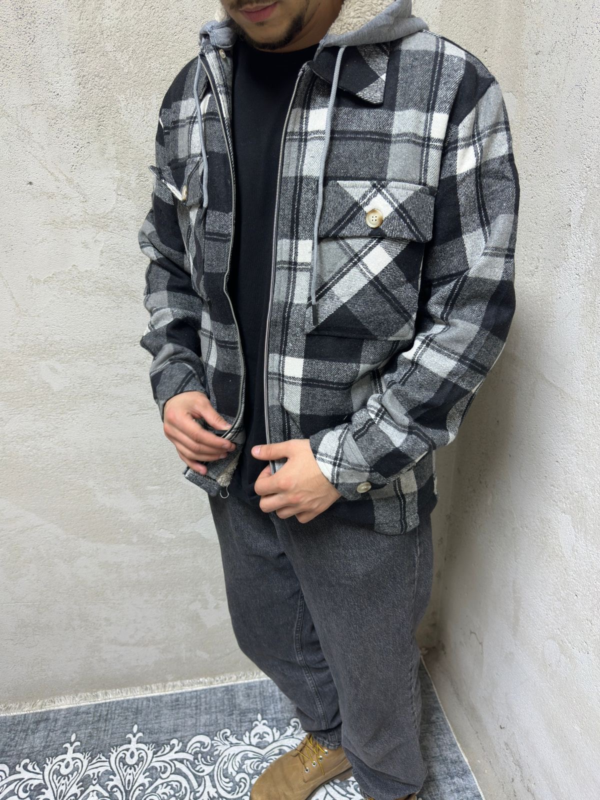 Duks - Men's Plaid Flannel Jacket