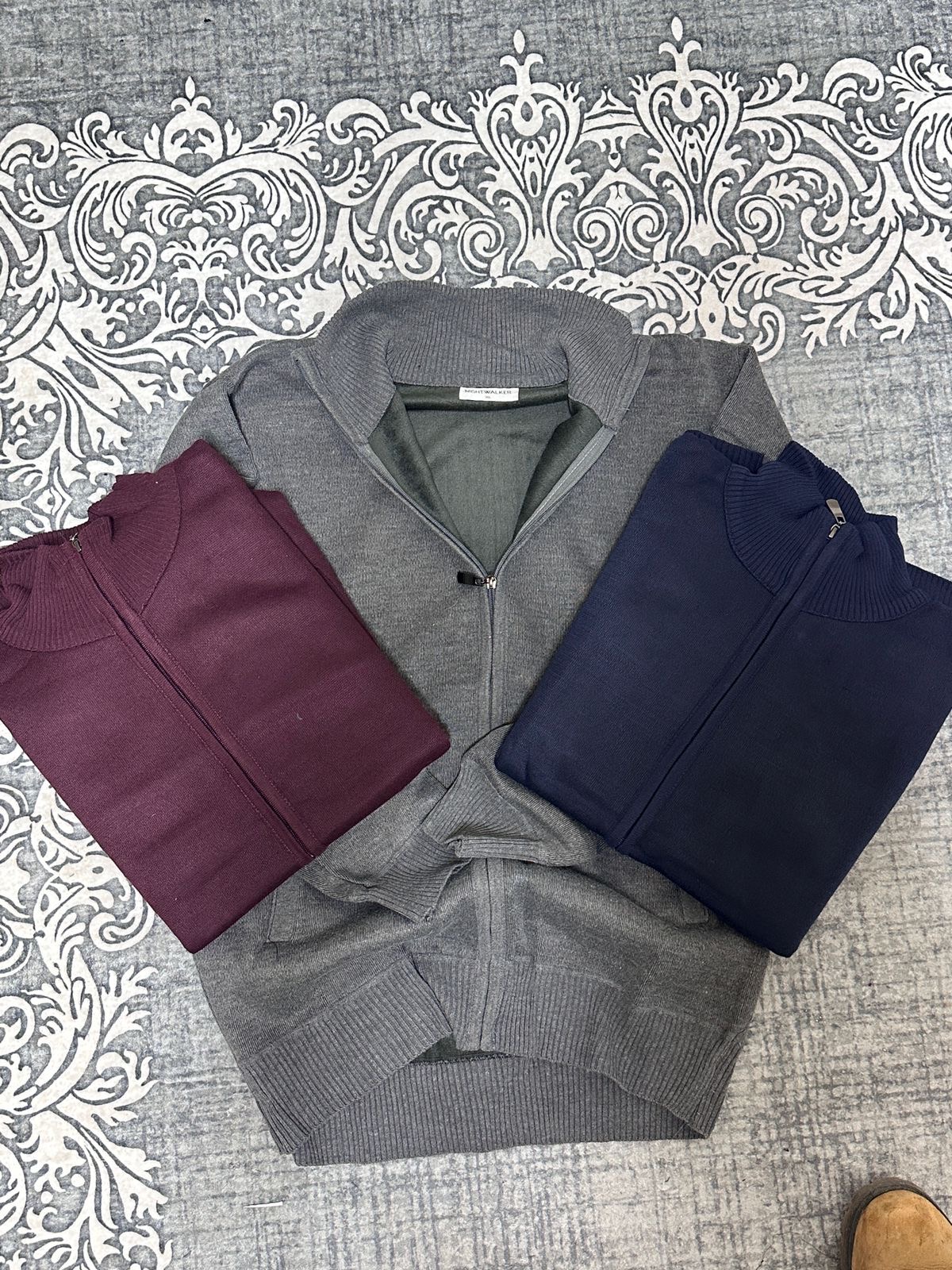 Xhemper - Men’s Zip-Up Cardigan Sweaters