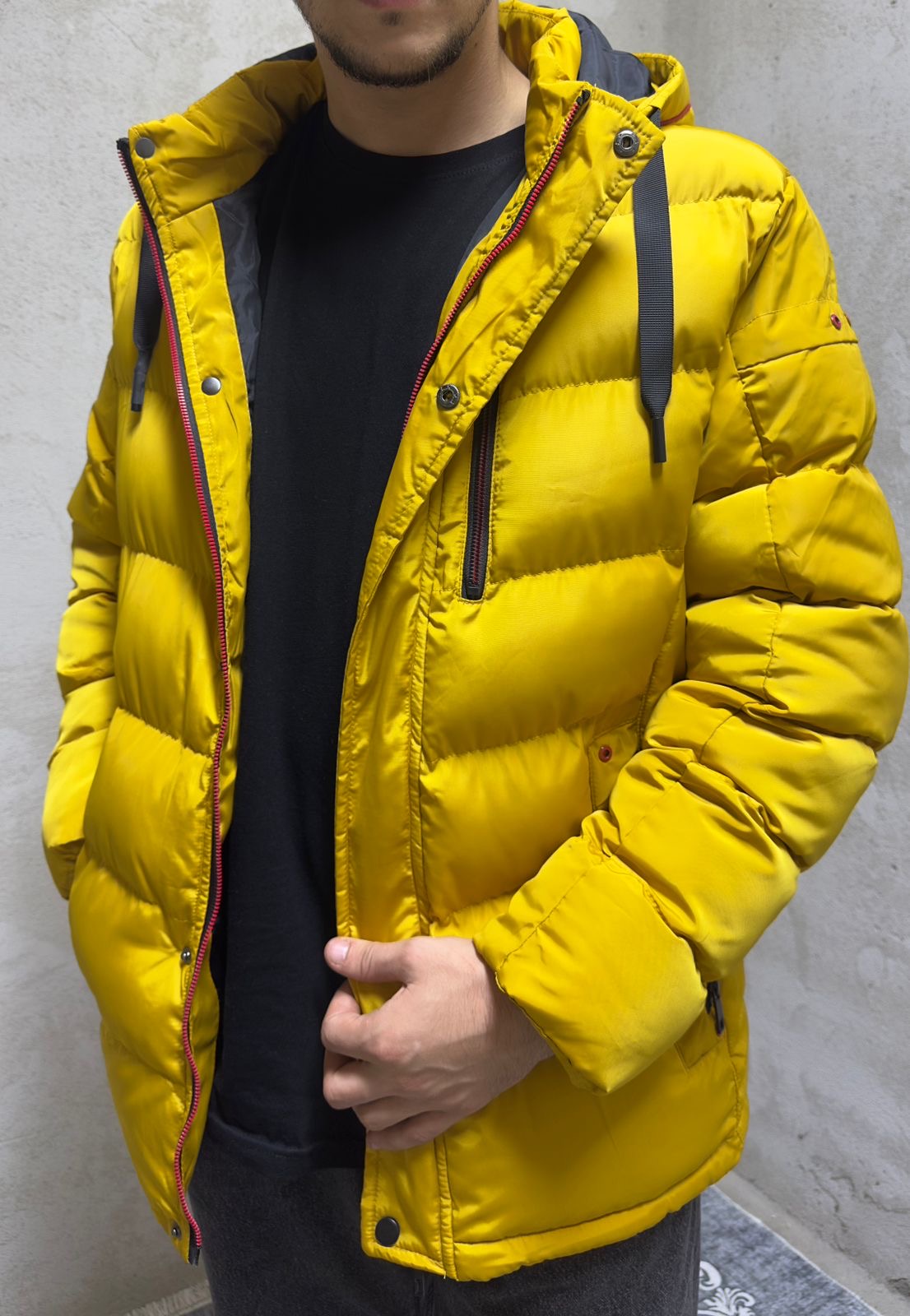 Jakne - Yellow Puffer Jacket