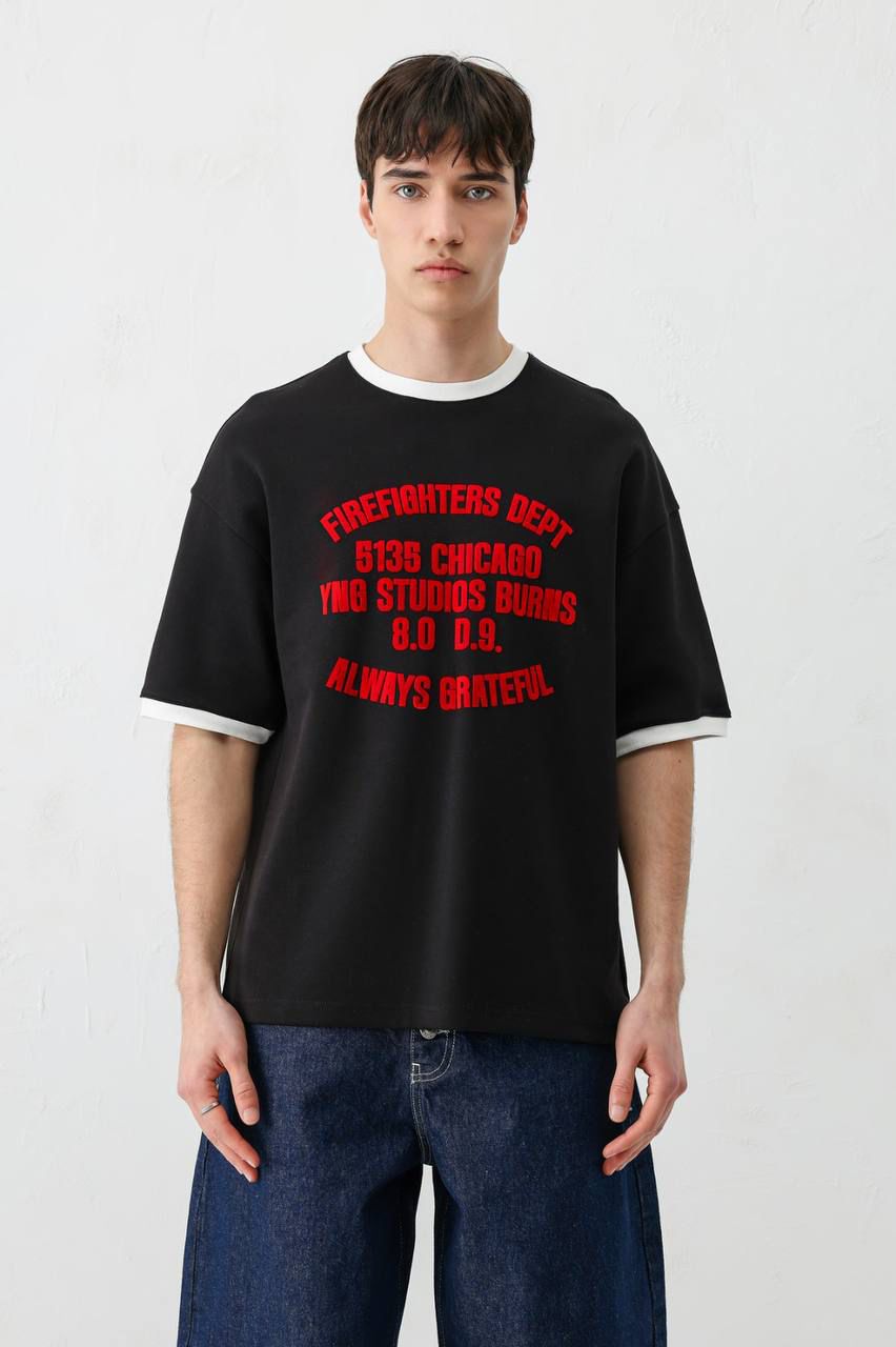 Chicago Firefighters Graphic T-Shirt
