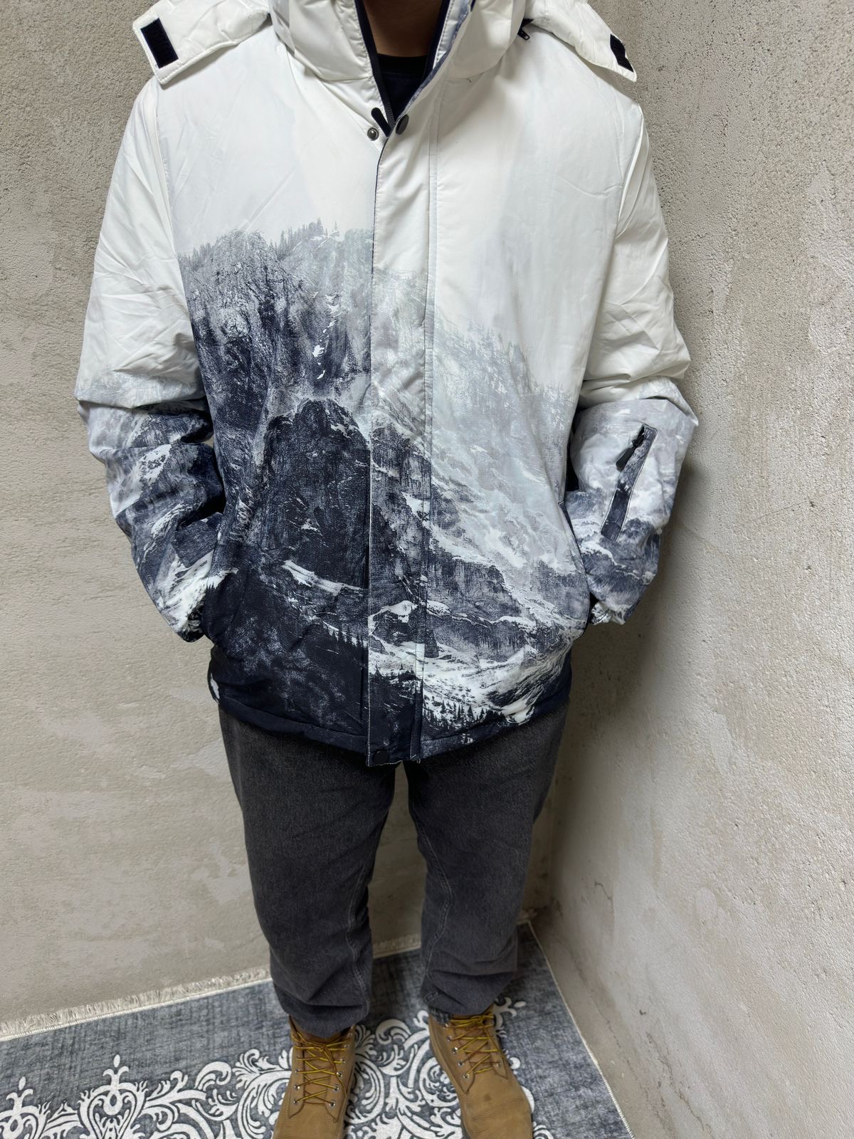 Jakne - Winter Mountain Print Jacket