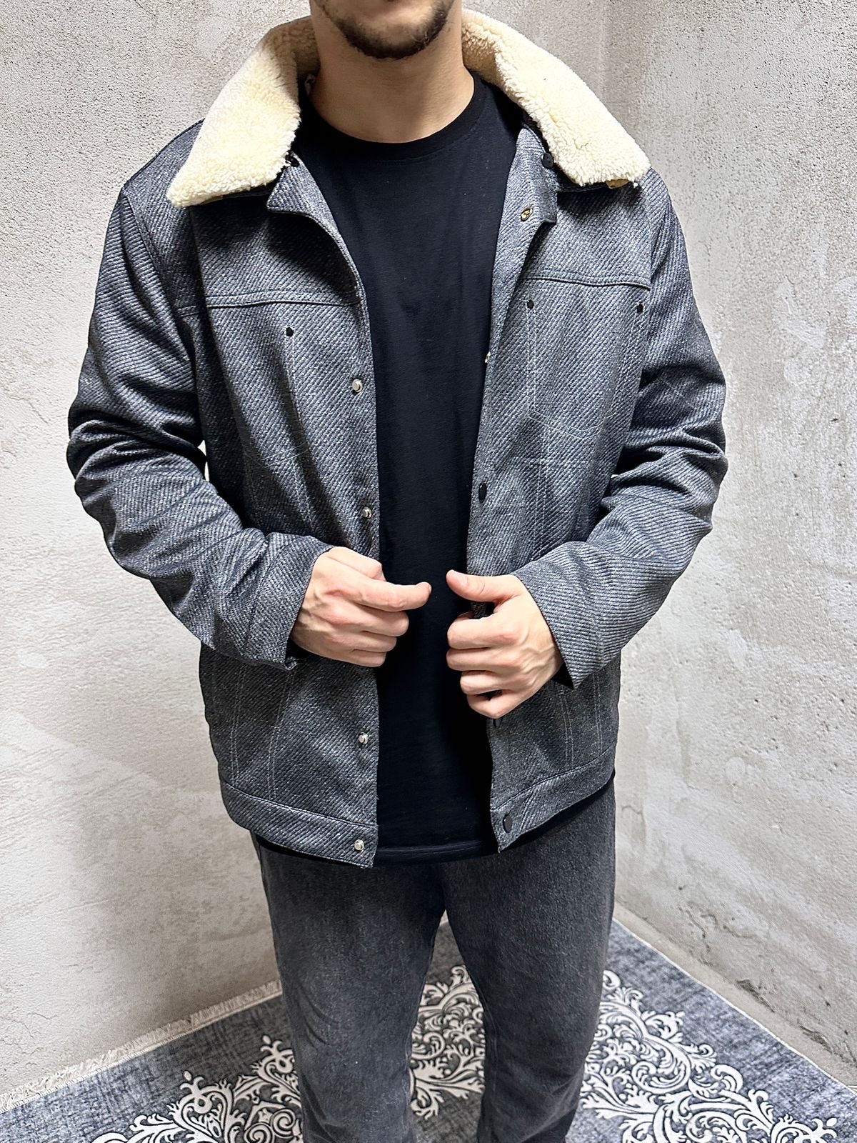 Duks - Men's Sherpa-Lined Jacket