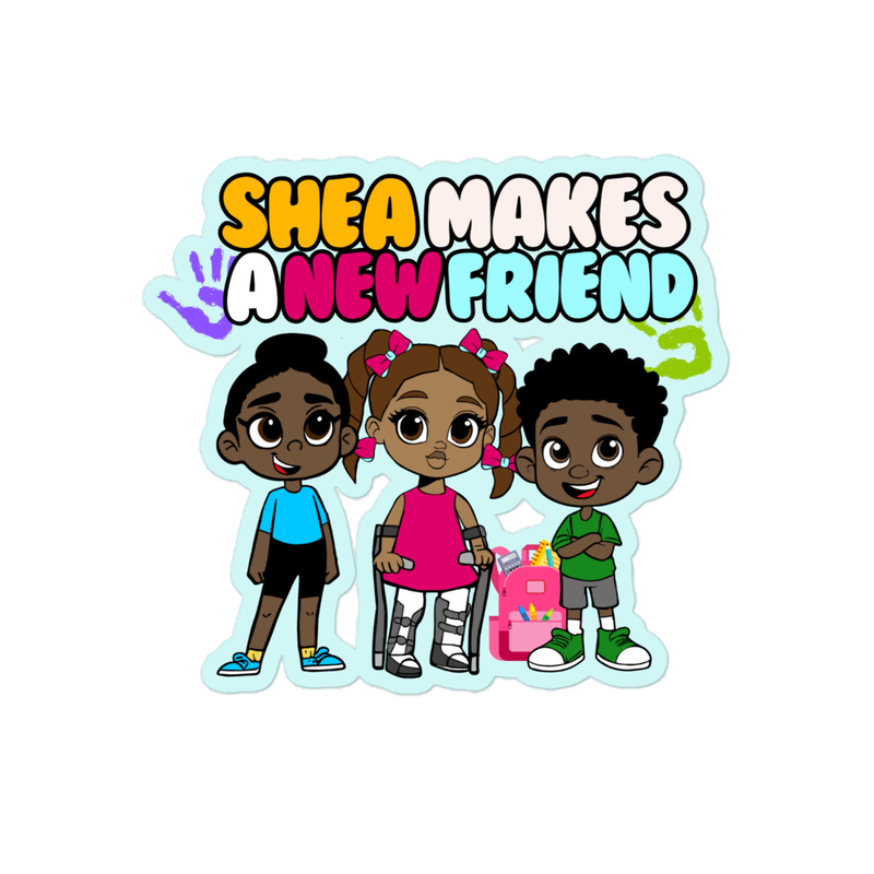 Shea Makes A New Friend Stickers