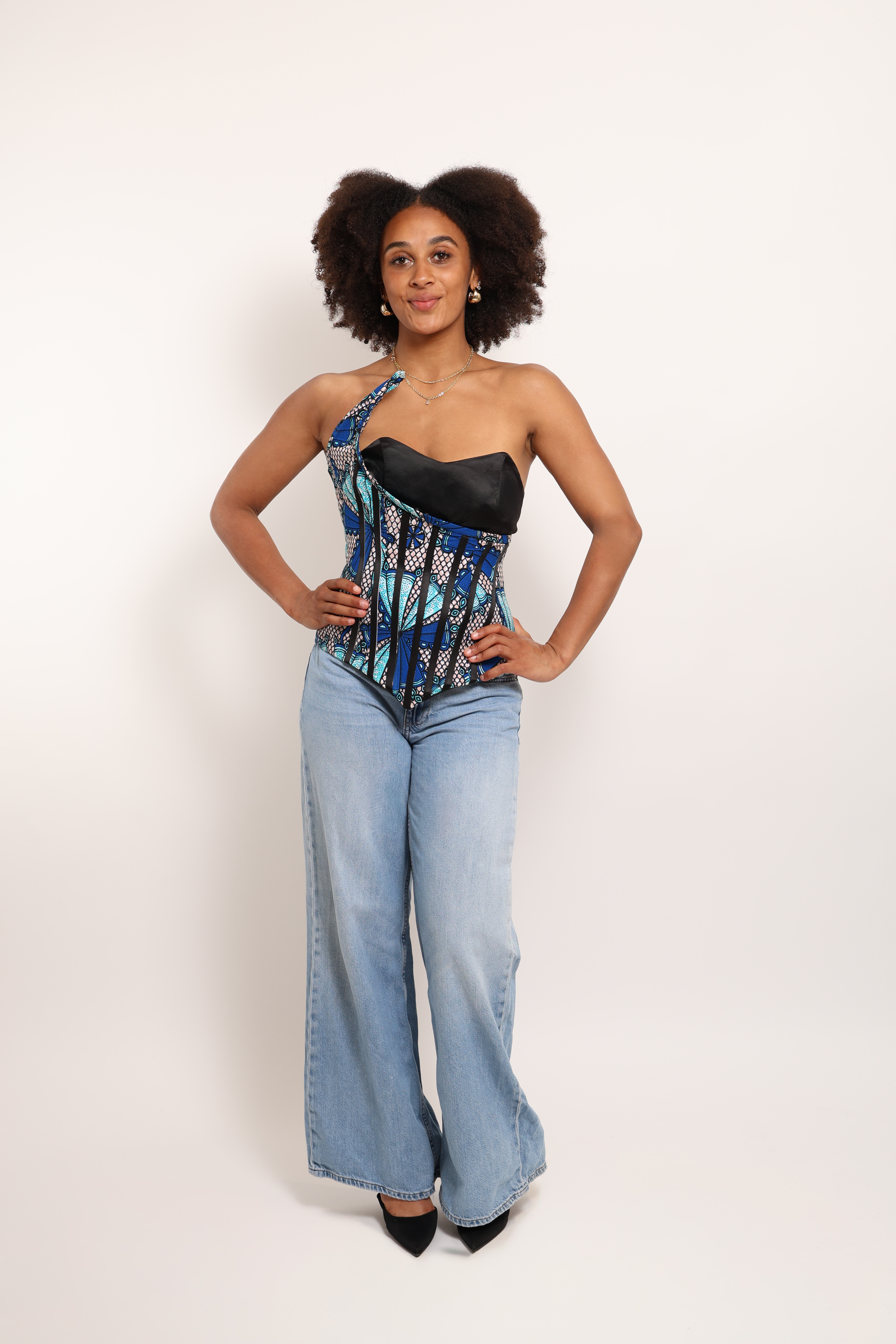 CoCo : Corset asymétrique en Wax