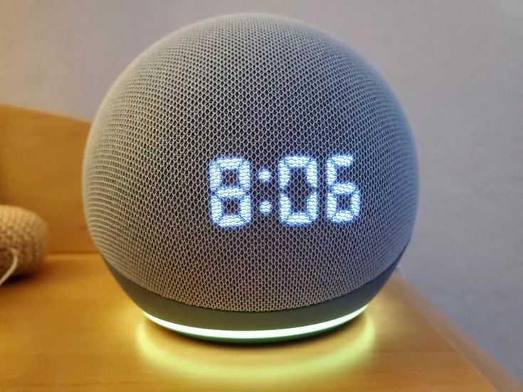Smart Speaker with LED Clock