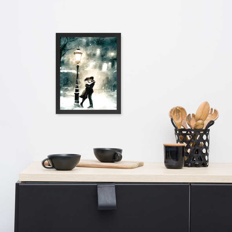 Perfect Pair Premium Luster Photo Paper Framed Poster 