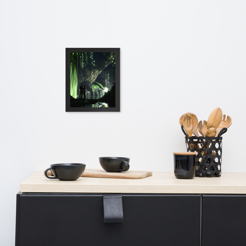 Cave Love Premium Luster Photo Paper Framed Poster