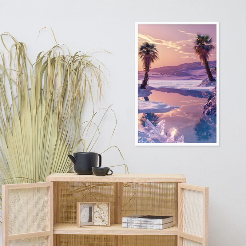 Wind Carved Premium Luster Photo Paper Framed Poster