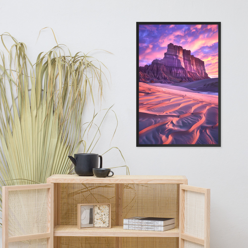 Painted Desert Premium Luster Photo Paper Framed Poster