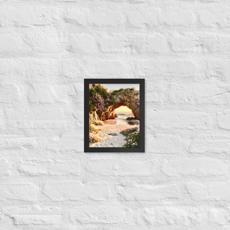 Dreamy Passage Premium Luster Photo Paper Framed Poster 