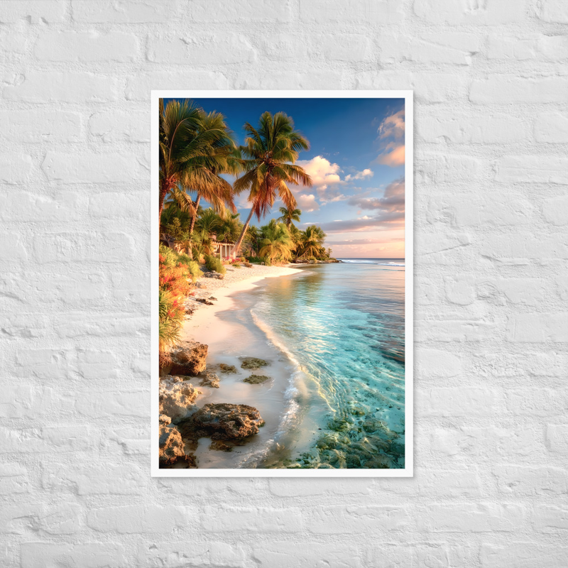 Victorius Premium Luster Photo Paper Framed Poster