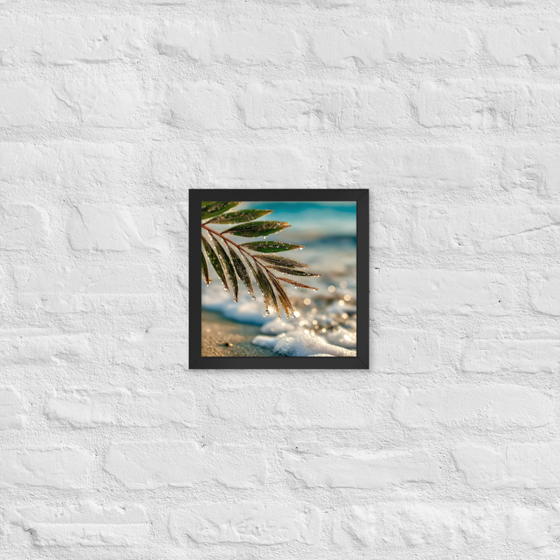 Rossy Premium Luster Photo Paper Framed Poster 