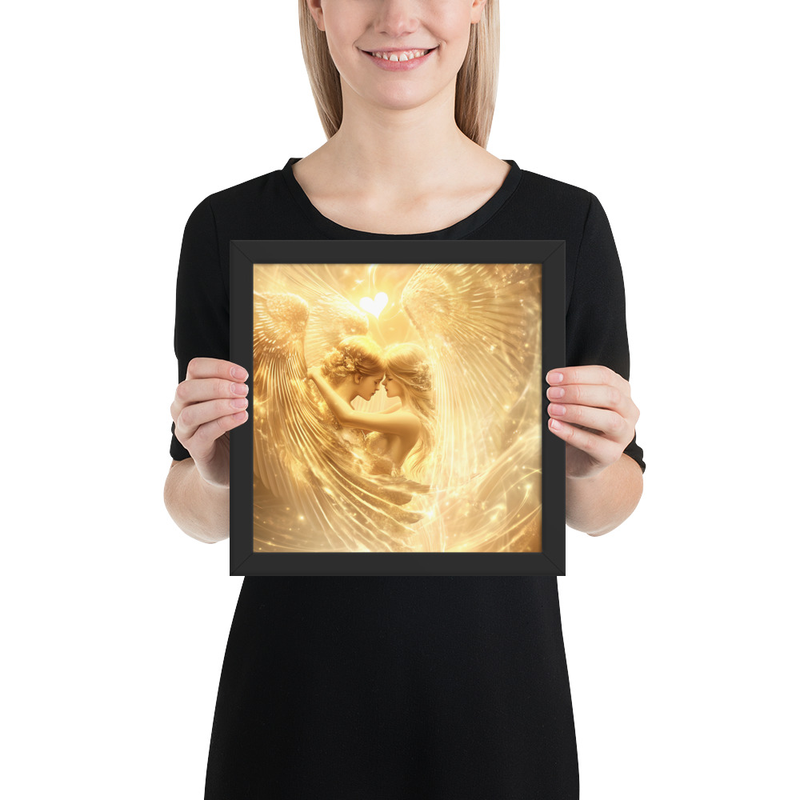 Virtue Ember Premium Luster Photo Paper Framed Poster 