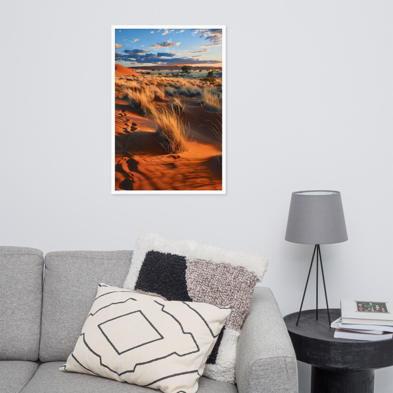 Dust Vortex Premium Luster Photo Paper Framed Poster