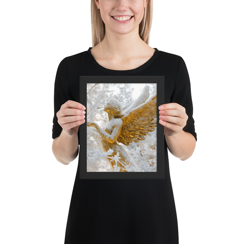 Raguel Premium Luster Photo Paper Framed Poster 