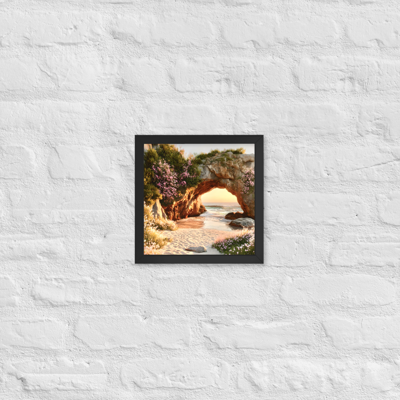 Dreamy Passage Premium Luster Photo Paper Framed Poster 