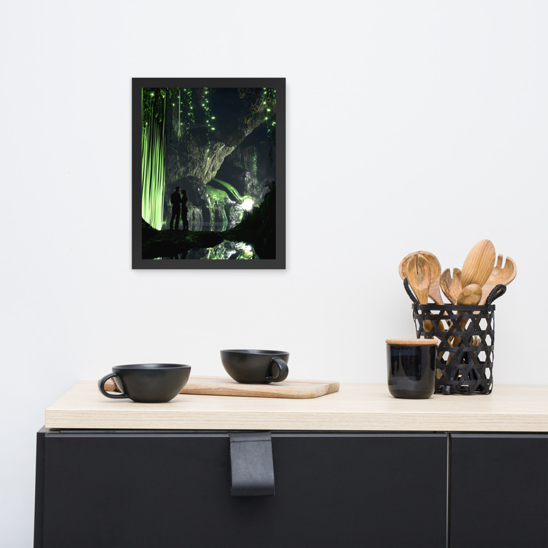 Cave Love Premium Luster Photo Paper Framed Poster