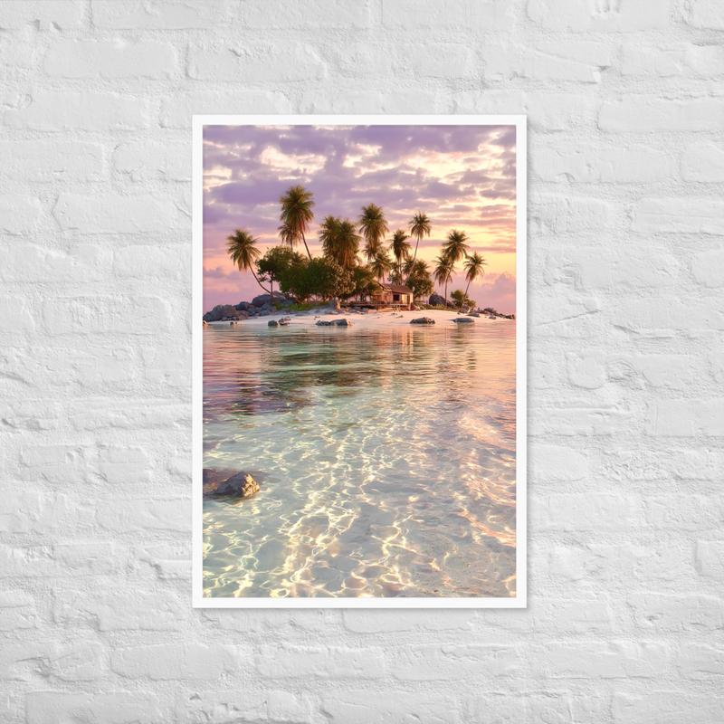 Isla Touch Premium Luster Photo Paper Framed Poster