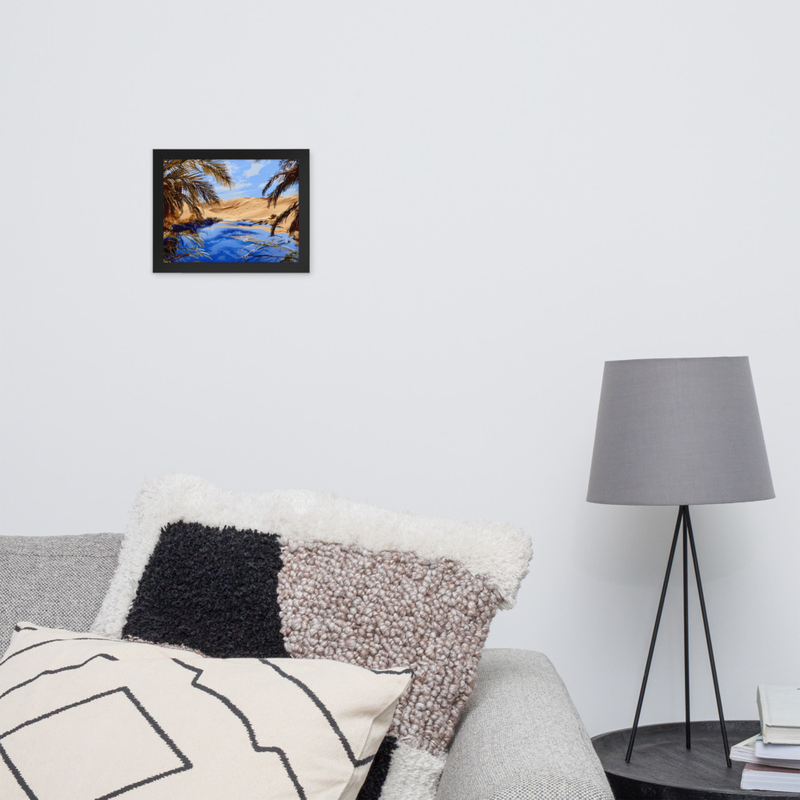 Eternal Thirst Premium Luster Photo Paper Framed Poster