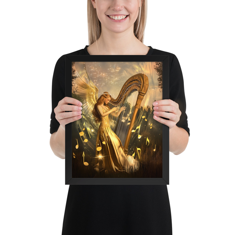 Zadkiel Radiance Premium Luster Photo Paper Framed Poster 