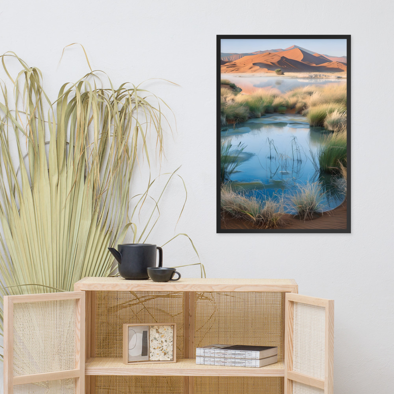 Horizon Line Premium Luster Photo Paper Framed Poster
