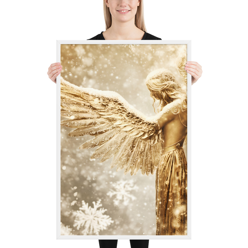 Seraphine Gold Premium Luster Photo Paper Framed Poster