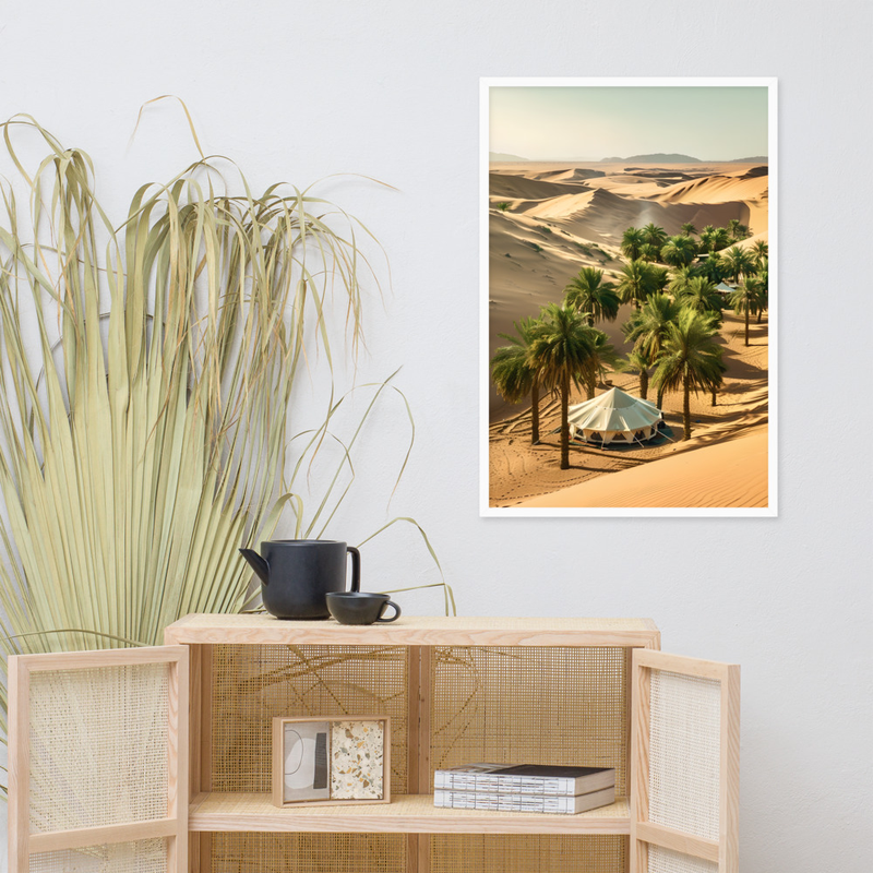Desert Stories Premium Luster Photo Paper Framed Poster 