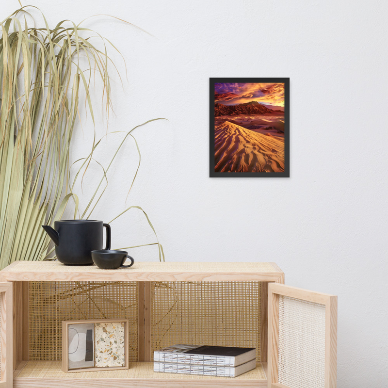 Nomad Path Premium Luster Photo Paper Framed Poster 