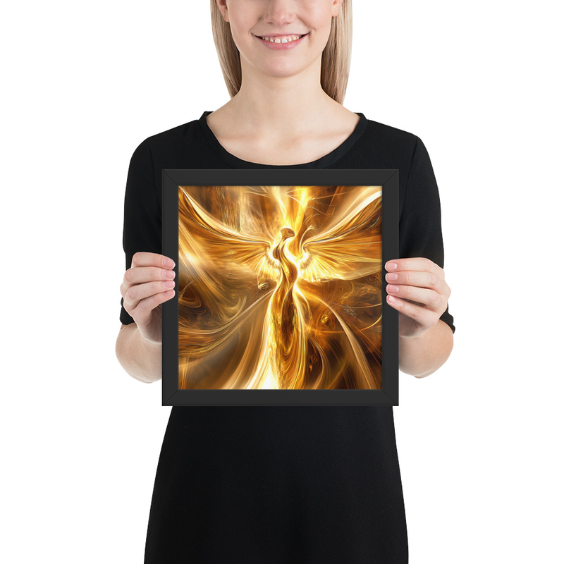 Throne Radiance Premium Luster Photo Paper Framed Poster 