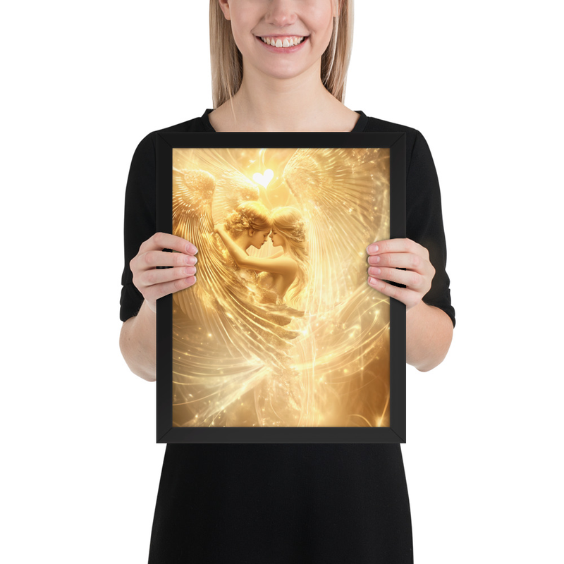 Virtue Ember Premium Luster Photo Paper Framed Poster 