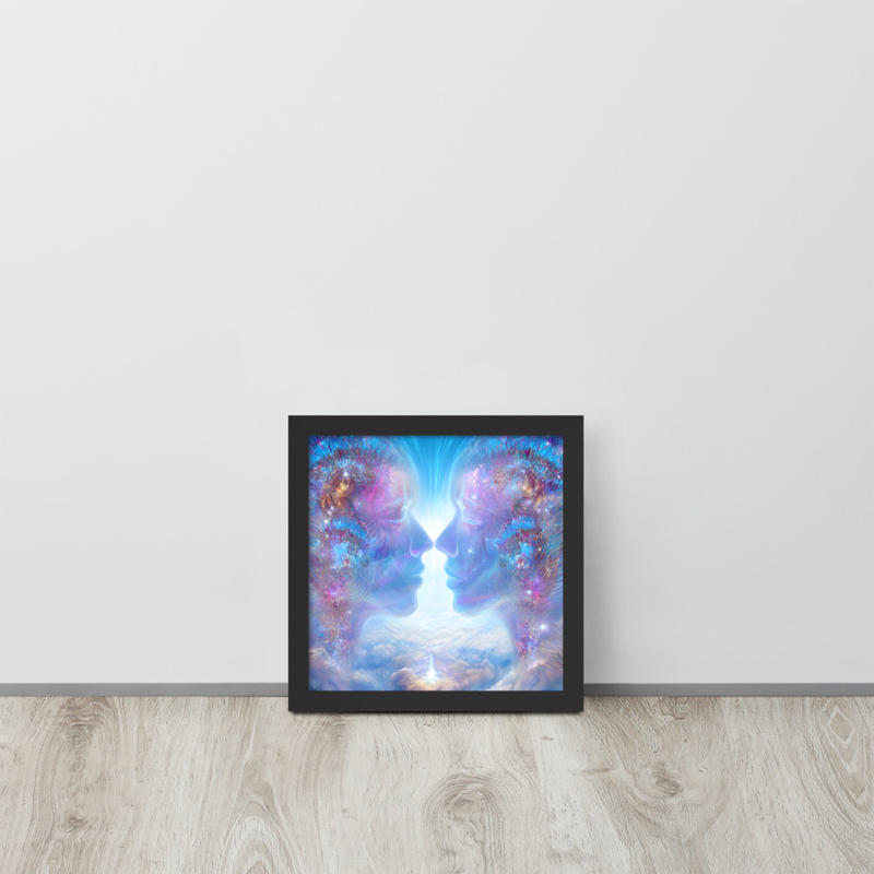 Universal Love Premium Luster Photo Paper Framed Poster 