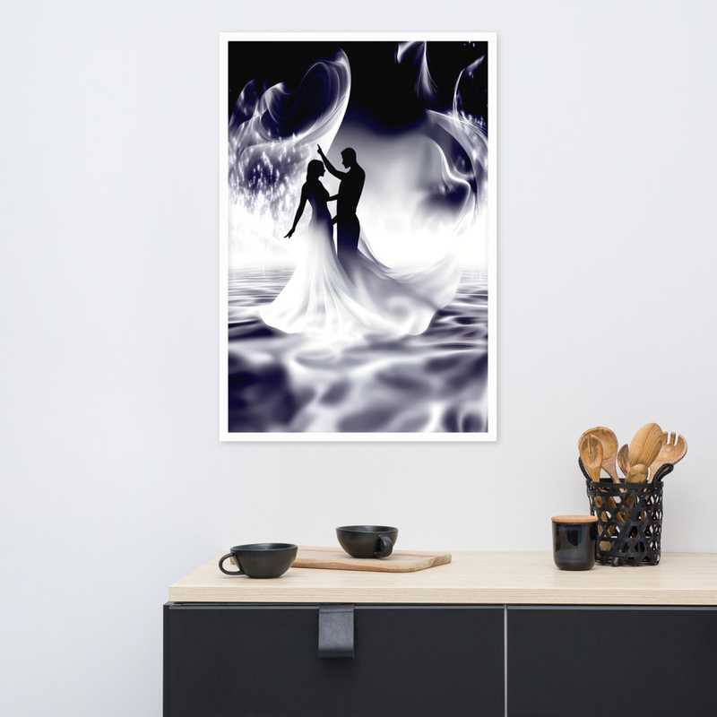Wedding Premium Luster Photo Paper Framed Poster