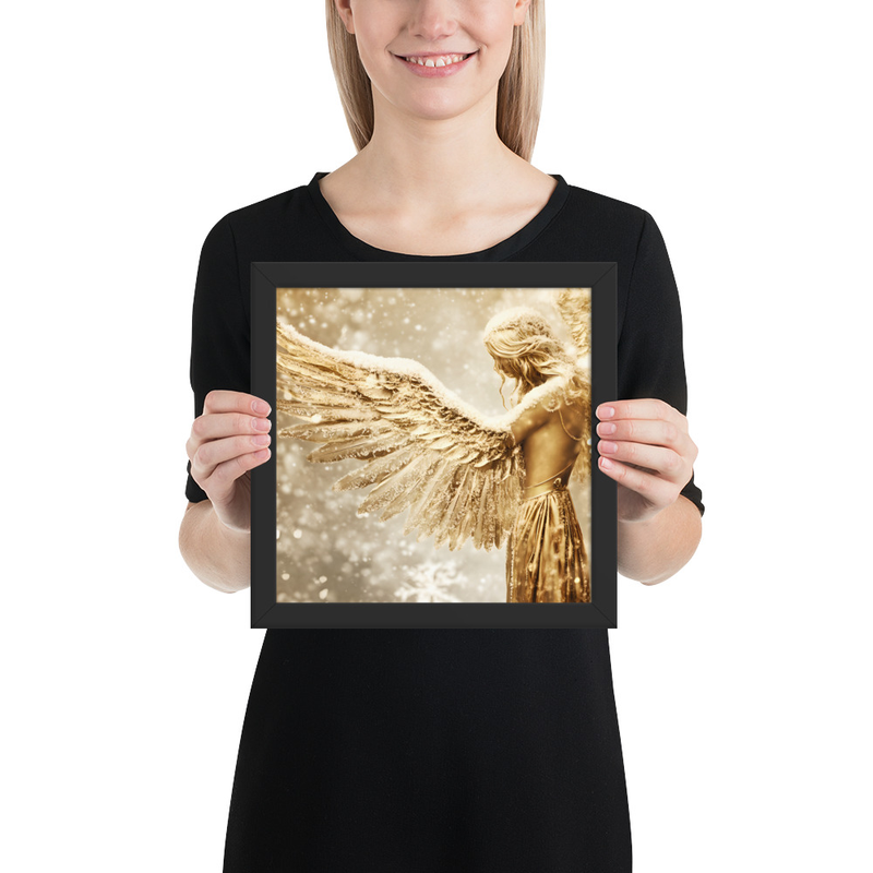 Seraphine Gold Premium Luster Photo Paper Framed Poster 