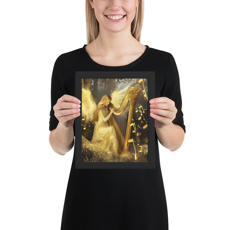 Dominion Halo Premium Luster Photo Paper Framed Poster 