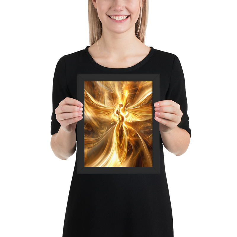 Throne Radiance Premium Luster Photo Paper Framed Poster 