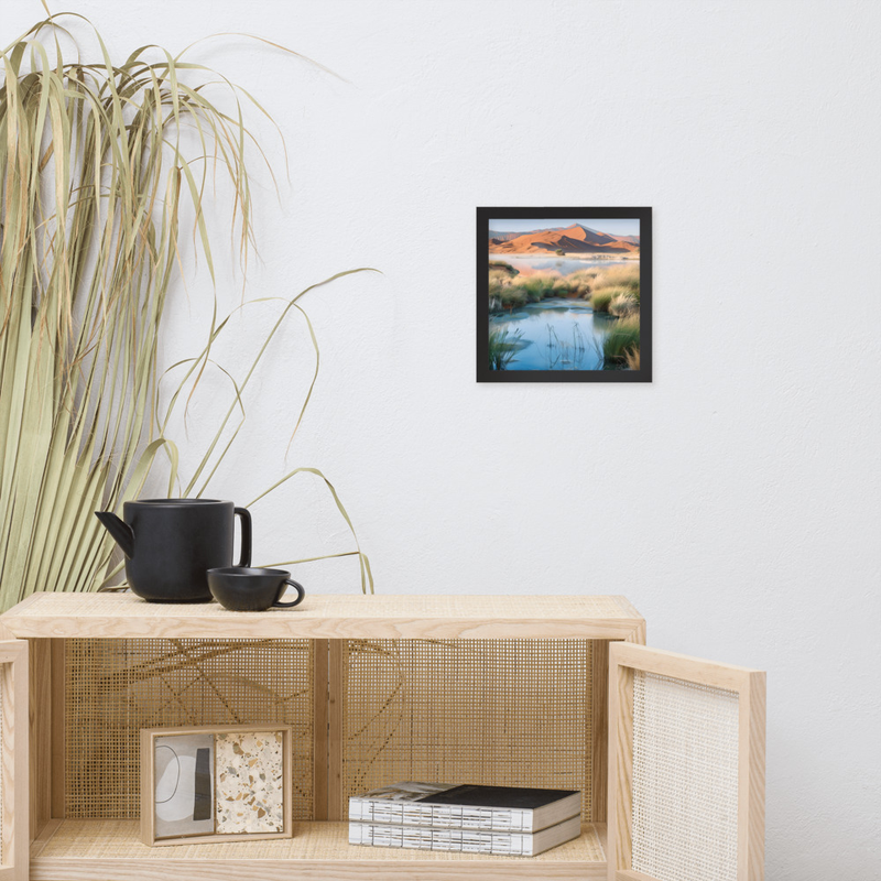 Horizon Line Premium Luster Photo Paper Framed Poster 