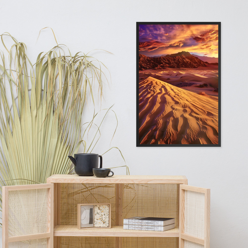 Nomad Path Premium Luster Photo Paper Framed Poster