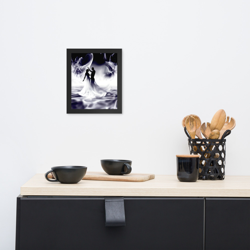 Wedding Premium Luster Photo Paper Framed Poster 